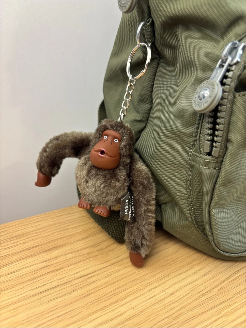 Kipling Queenie Small Backpack in the color Jaded Green Tonal NWOT‎